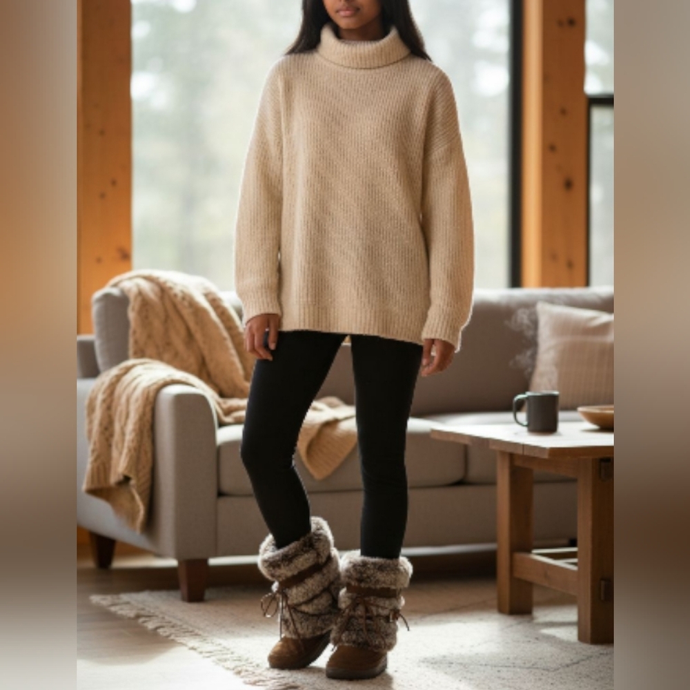 Skechers Brown Winter Boots. Sz.6 - Picture 10 of 12